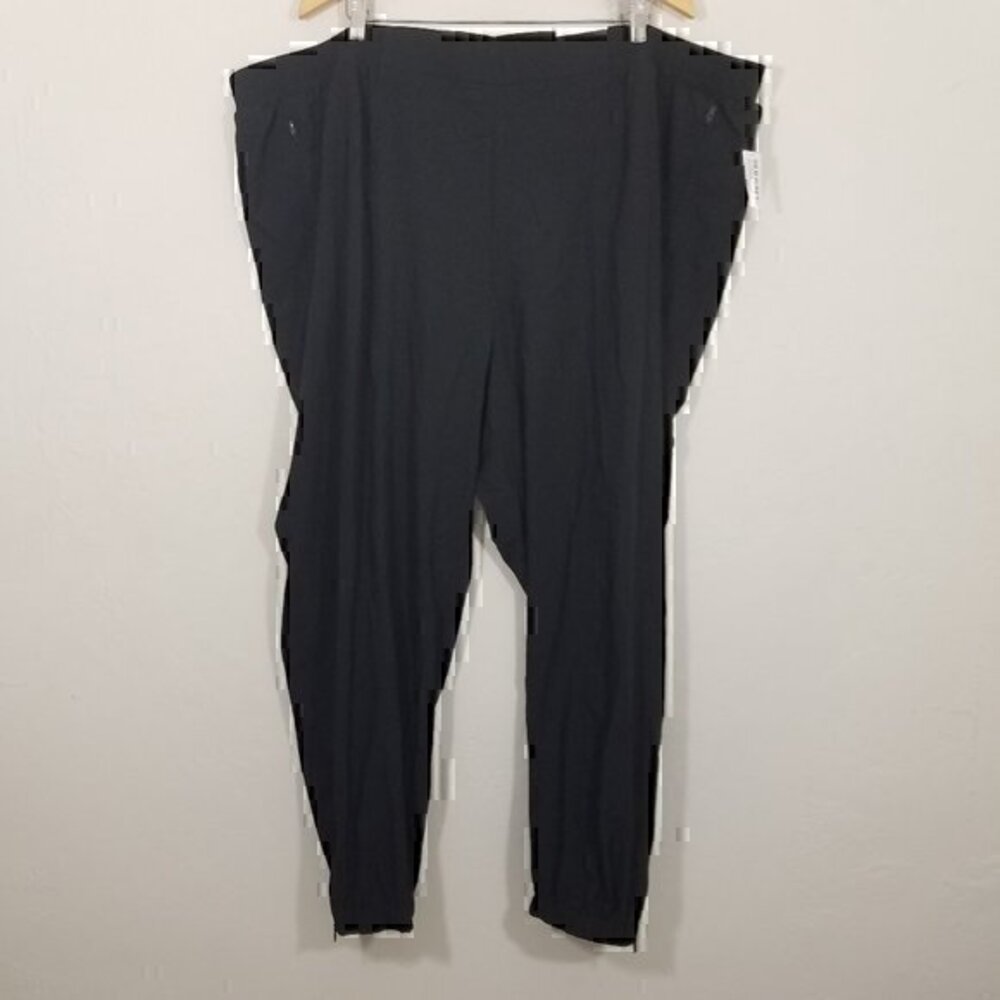 NWT Old Navy Mid-Rise Ankle Stretchtech Jogger Pants Black Size 4X